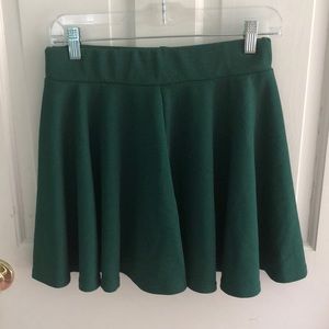 Green Skater Skirt